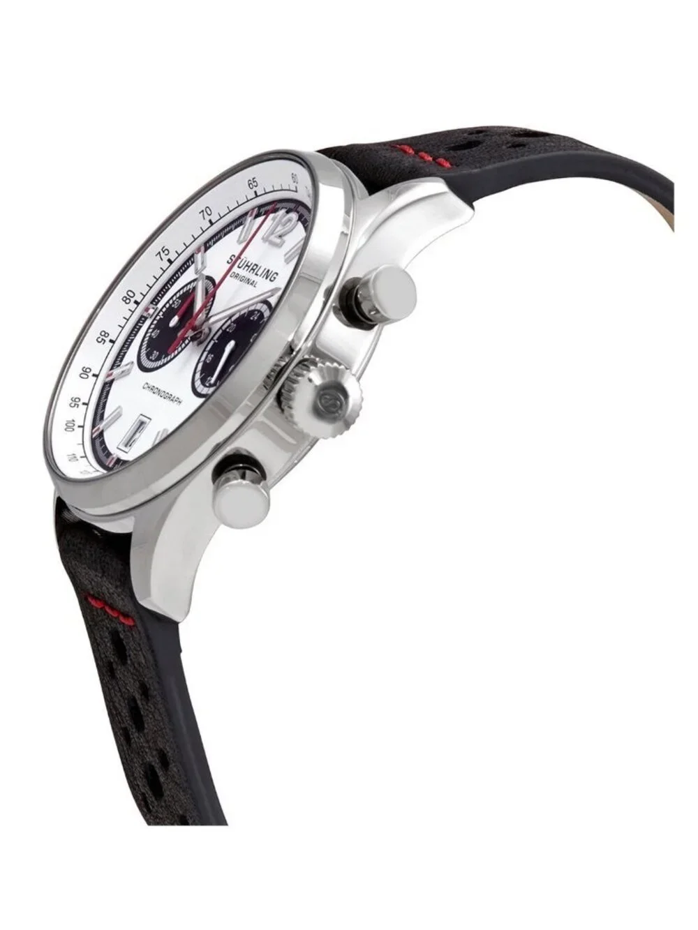 NWT Stuhrling Original Monaco White Dial Men's Watch